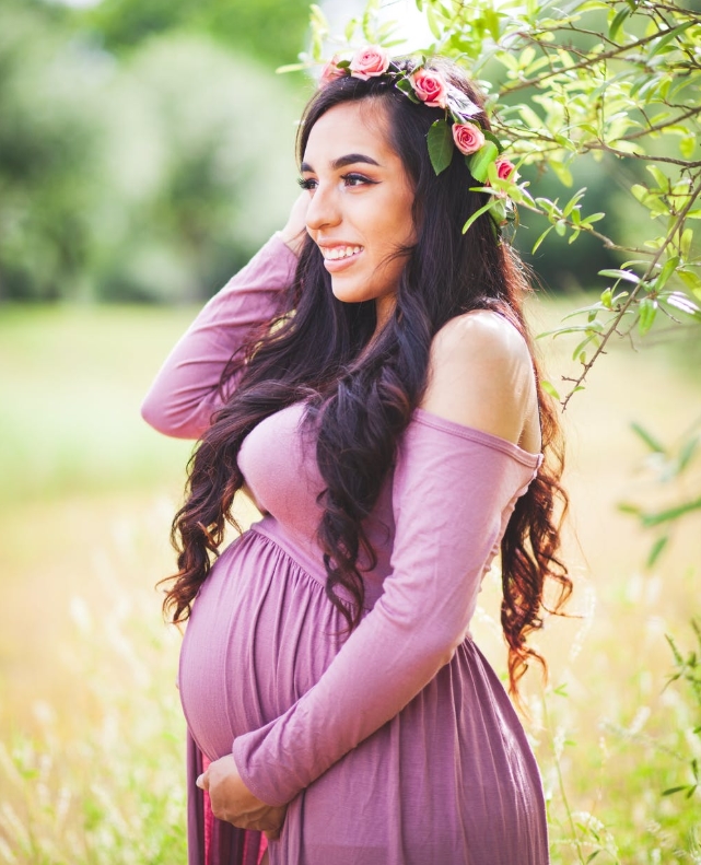 Smiling Pregnant Woman