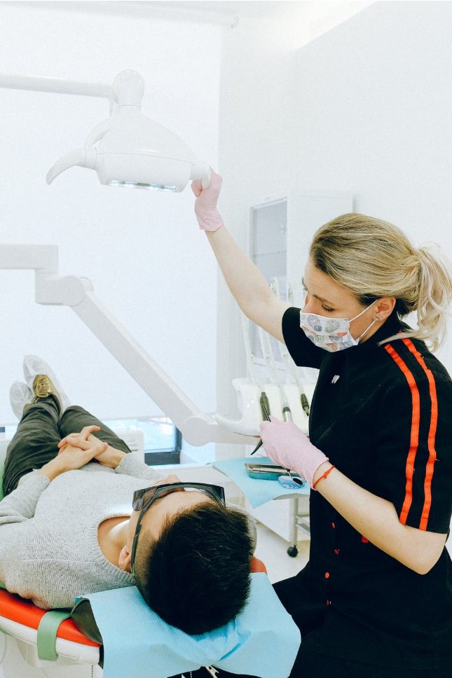 Man in Dentist Chair